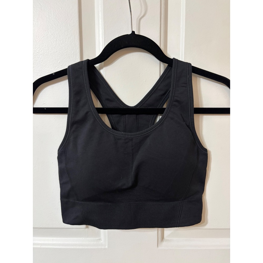 All In Motion | Seamless Racerback Sports Bra | XL || Black|